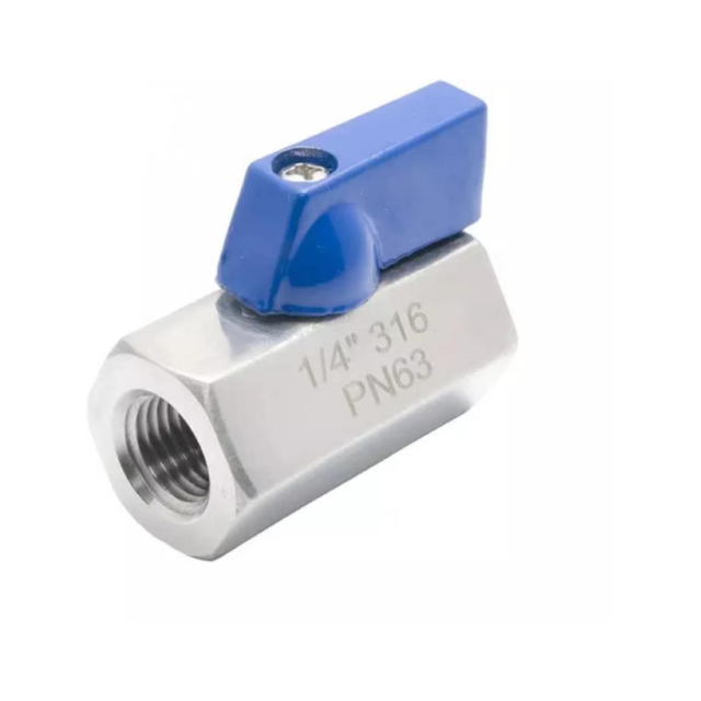 Stainless Steel Brass Pneumatic Mini Ball Valve