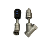 JZF Series Plastic And Stainless Steel Pneumatic Actuator Angle Seat Valve