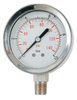 27mm 40mm 50mm 63mmStainless Steel Carbon Steel Case Brass Stainless Steel Fitting Bottom Back Connection Pressure Gauge Manometer