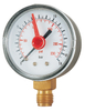 27mm 40mm 50mm 63mmStainless Steel Carbon Steel Case Brass Stainless Steel Fitting Bottom Back Connection Pressure Gauge Manometer