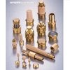  Bronze Stainless Steel Fiber Sintered Pneumatic Silencer Muffler Filter Element Noise Reduce