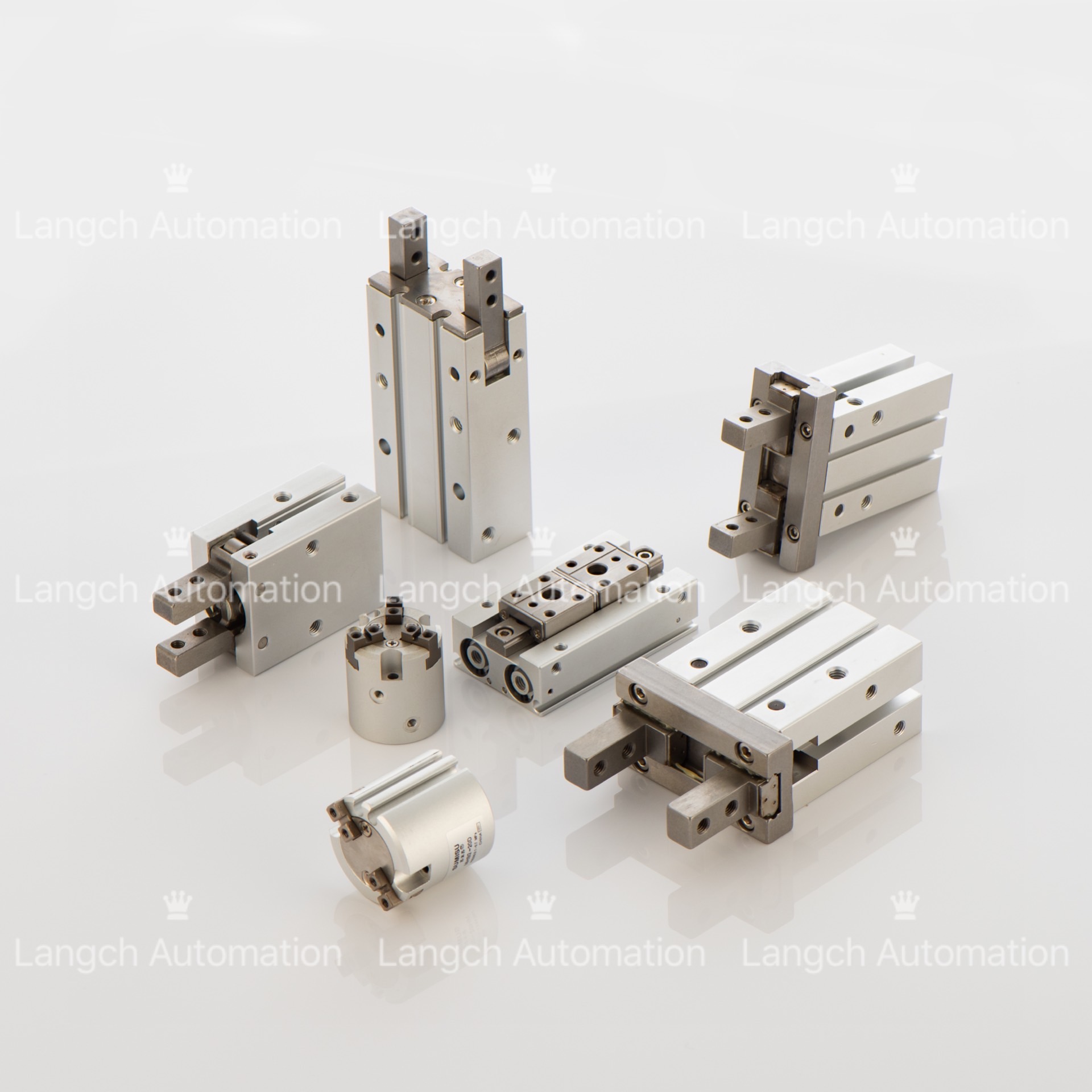 What are the different types of pneumatic cylinders?