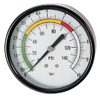 27mm 40mm 50mm 63mmStainless Steel Carbon Steel Case Brass Stainless Steel Fitting Bottom Back Connection Pressure Gauge Manometer