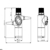 Lightweight Stainless Steel 360&deg; Rotational Tank Cleaner Nozzle, Sanitary Vessel Washing Industrial Equipment
